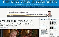 The New York Jewish Week website