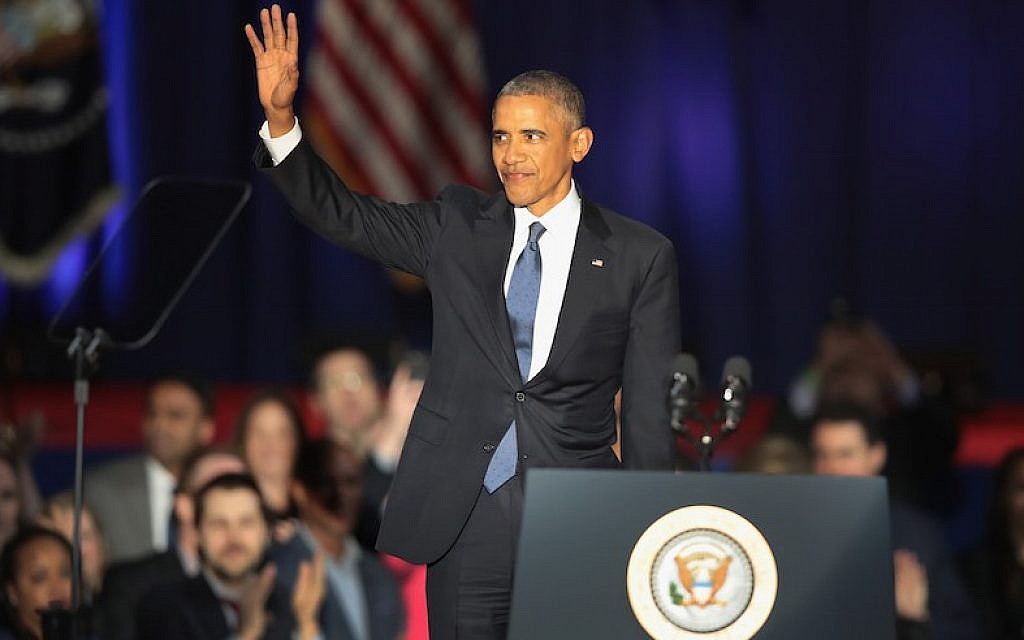 President Barack Obama delivering his farewell speech in Chicago, Jan. 10, 2017. (Scott Olson/Getty Images) President Barack Obama delivering his farewell speech in Chicago, Jan. 10, 2017. (Scott Olson/Getty Images)