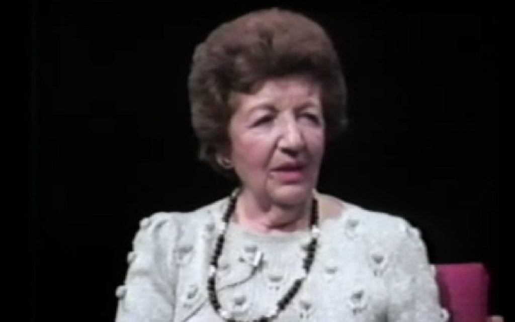 Rae Kushner, grandmother of Jared Kushner, testifies in a 1982 interview about er experience in the Holocaust. (Screenshot) Rae Kushner, grandmother of Jared Kushner, testifies in a 1982 interview about er experience in the Holocaust. (Screenshot)