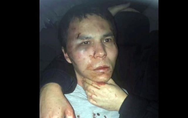 Reina club shooter Abdulgadir Masharipov, after being caught by Turkish police in Istanbul, on January 16, 2017. (Depo Photos via AP/File)