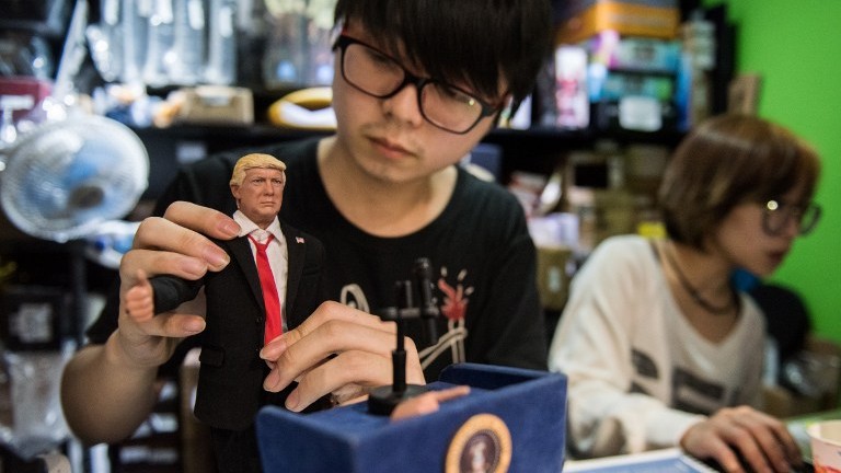 Hong Kong doll maker toys with Trump | The Times of Israel