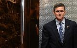 This file photo taken on January 4, 2017 shows Michael Flynn, then National Security Advisor designate, arriving at Trump Tower for meetings with US President-elect Donald Trump in New York. (AFP/Timothy A. Clary)