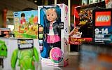 The talking doll 'My Friend Cayla' on display at a 2014 toy fair in London. German regulators banned the internet-connected doll, warning on February 17, 2017 that it was a de facto 'spying device'. (AFP PHOTO/LEON NEAL)