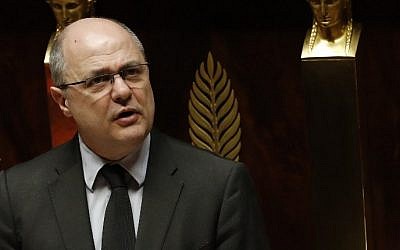 French Interior Minister Bruno Le Roux (Patrick Kovarik/AFP)