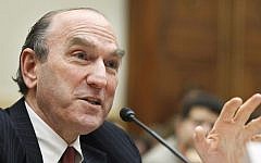 Elliott Abrams testifies on Capitol Hill in Washington, Wednesday, Feb. 9, 2011, before the House Foreign Affairs Committee hearing.  (AP Photo/Manuel Balce Ceneta)