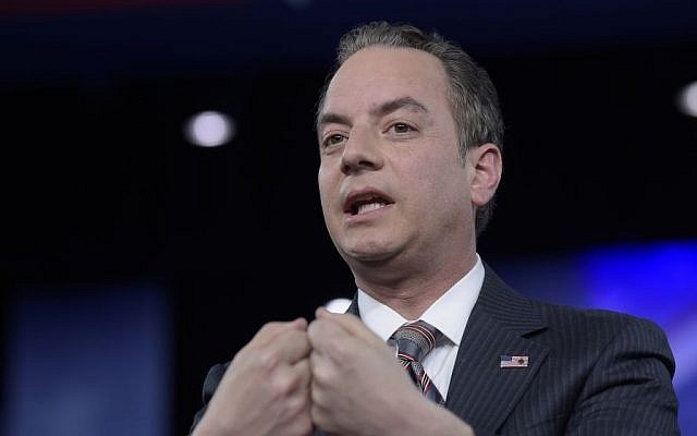 White House Chief of Staff Reince Priebus speaks at the Conservative Political Action Conference (CPAC) in Oxon Hill, Md., Thursday, Feb. 23, 2017. (AP/Susan Walsh)