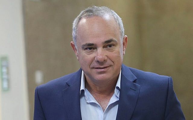 Israeli Minister of National Infrastructure Yuval Steinitz arrives to the weekly government conference at the Prime Minister's Office in Jerusalem on July 17, 2016. (Alex Kolomoisky/Flash90) Israeli Minister of National Infrastructure Yuval Steinitz arrives to the weekly government conference at the Prime Minister's Office in Jerusalem on July 17, 2016. (Alex Kolomoisky/Flash90)