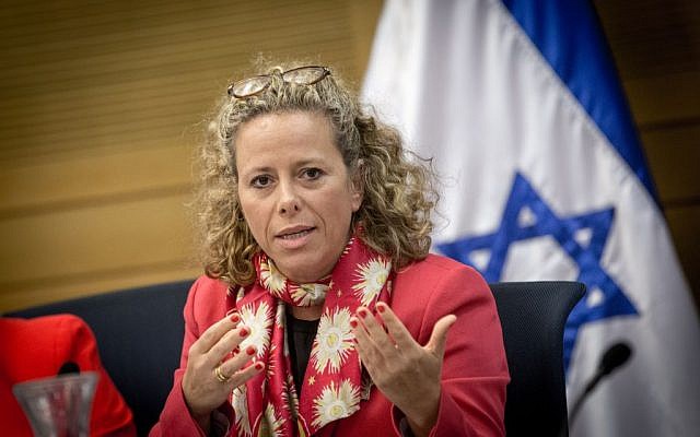 Zionist Union MK Ayelet Nahmias-Verbin attends a Knesset committee meeting, November 2, 2016. (Miriam Alster/FLASH90) Zionist Union MK Ayelet Nahmias-Verbin attends a Knesset committee meeting, November 2, 2016. (Miriam Alster/FLASH90)
