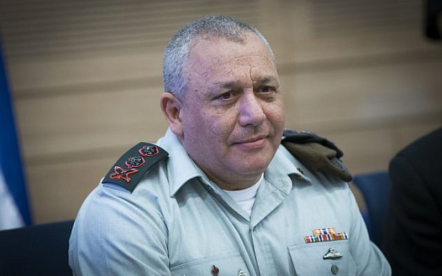 IDF Chief of Staff Gadi Eisenkot attends a Foreign Affairs and Defense Committee meeting at the Knesset on February 22, 2017. (Yonatan Sindel/Flash90 ) IDF Chief of Staff Gadi Eisenkot attends a Foreign Affairs and Defense Committee meeting at the Knesset on February 22, 2017. (Yonatan Sindel/Flash90 )