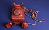 Adolf Hitler's personal traveling telephone is displayed at Alexander Historical Auctions in Chesapeake City, Md., February 17, 2017. (AP Photo/Patrick Semansky)