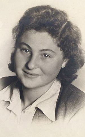 Photograph of Karla Frenkel Raveh taken in Lemgo, Germany shortly after her liberation c. 1945 (Courtesy)