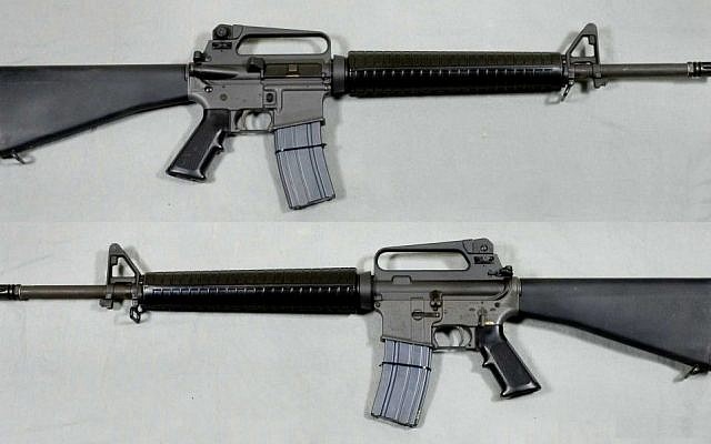 An M-16A2 assault rifle. (Swedish Army Museum/Wikimedia)