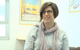 Times of Israel culture and lifestyle editor Jessica Steinberg speaks about upcoming movie screenings. (Dennis Zinn)