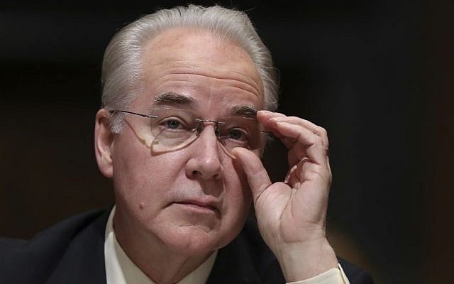 Health and Human Services Secretary-designate, Rep. Tom Price, R-Ga. pauses while testifying on Capitol Hill in Washington at his confirmation hearing before the Senate Finance Committee, Jan. 24, 2017. (AP Photo/Andrew Harnik) Health and Human Services Secretary-designate, Rep. Tom Price, R-Ga. pauses while testifying on Capitol Hill in Washington at his confirmation hearing before the Senate Finance Committee, Jan. 24, 2017. (AP Photo/Andrew Harnik)