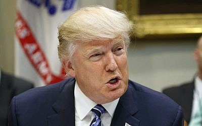President Donald Trump speaks during a meeting with Senators on his Supreme Court Justice nominee Neil Gorsuch, Thursday, Feb. 9, 2017, in the Roosevelt Room of the White House in Washington. (AP/Evan Vucci) President Donald Trump speaks during a meeting with Senators on his Supreme Court Justice nominee Neil Gorsuch, Thursday, Feb. 9, 2017, in the Roosevelt Room of the White House in Washington. (AP/Evan Vucci)