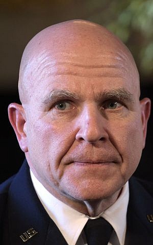 Army Lt. Gen. H.R. McMaster listens as President Donald Trump makes the announcement at Trump's Mar-a-Lago estate in Palm Beach, Fla., Monday, Feb. 20, 2017. (AP Photo/Susan Walsh)