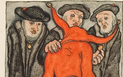 "Ulenspiegel," one of controversial German artist Erich Klahn's paintings. (Screen capture/YouTube)