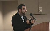 Human Rights Watch Israel and Palestine director Omar Shakir (YouTube screenshot)