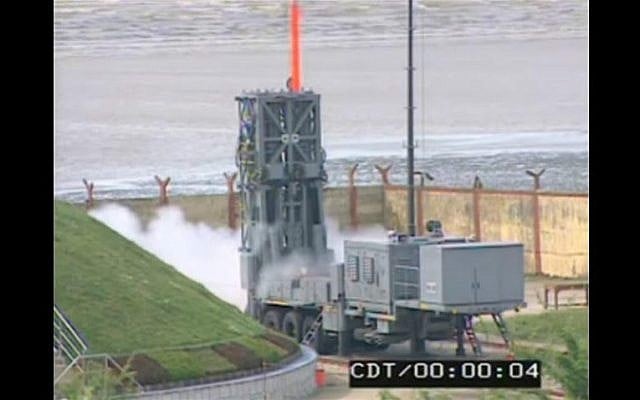 Israel Aerospace Industries' Barak 8 surface to air missile in a test launch outside Kolkata, India. (YouTube screenshot) Israel Aerospace Industries' Barak 8 surface to air missile in a test launch outside Kolkata, India. (YouTube screenshot)