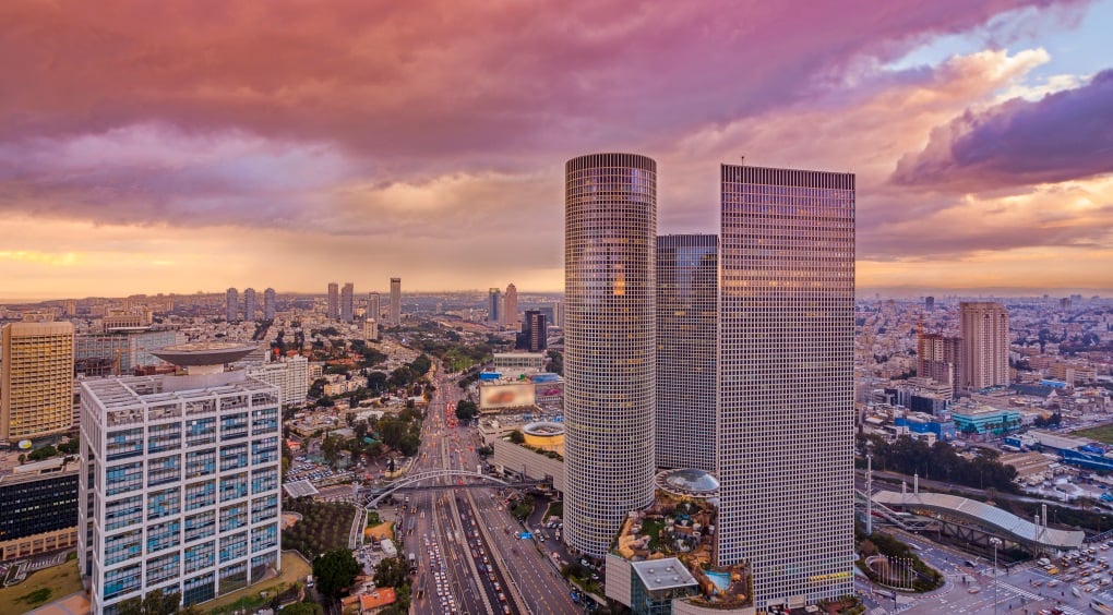 View of Tel Aviv at sunset (istock-slidezero_com) View of Tel Aviv at sunset (istock-slidezero_com)