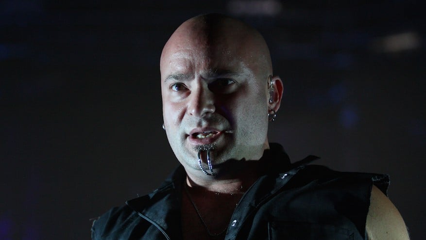 On stage, David Draiman