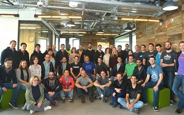 Facebook's Israeli team (Courtesy)