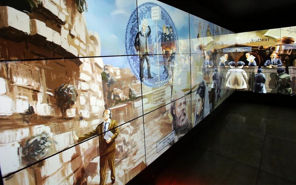 The Friends of Zion Heritage Museum in displays information on gentiles who saved Jews during the Holocaust. (Oren Cohen)