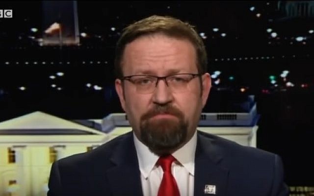 Deputy assistant to US President Donald Trump Sebastian Gorka (YouTube screenshot)