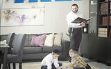 Illustrative: The cover of an IKEA catalog aimed at ultra-Orthodox Jews in Israel, which does not feature any women or girls in its images. (screen capture)