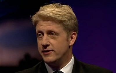UK universities and science minister Jo Johnson. (screen capture: YouTube)