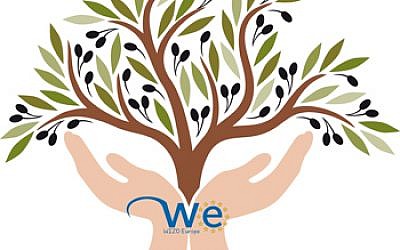 WIZO's Women and their Olive Trees exhibit logo