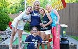 Staff and campers at Camp Modin. (Courtesy of Camp Modin/via JTA)