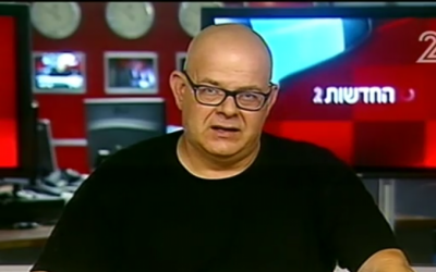 Ilan Saguy, father of the late soldier Erez Saguy. (Screen capture: Channel 2)