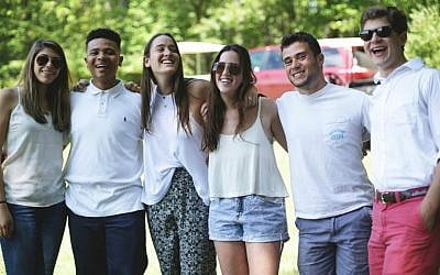 Illustrative: Staff at Camp Harlam in Pennsylvania. (Courtesy of Camp Harlam/via JTA)