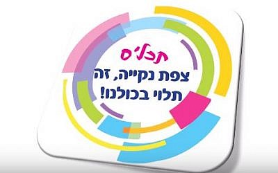 From the Safed municipality's YouTube channel: "Bottom line, a clean Tzfat is dependent on all of us!" (Screen capture/YouTube)