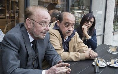 Elor Azaria's father Charlie, center, mother Oshrat and defense attorney Yoram Sheftel, hold a press conference on March 1, 2017, in Tel Aviv, to announce an appeal against Azaria's 18-month jail term for manslaughter. (AFP Photo/Jack Guez) Elor Azaria's father Charlie, center, mother Oshrat and defense attorney Yoram Sheftel, hold a press conference on March 1, 2017, in Tel Aviv, to announce an appeal against Azaria's 18-month jail term for manslaughter. (AFP Photo/Jack Guez)