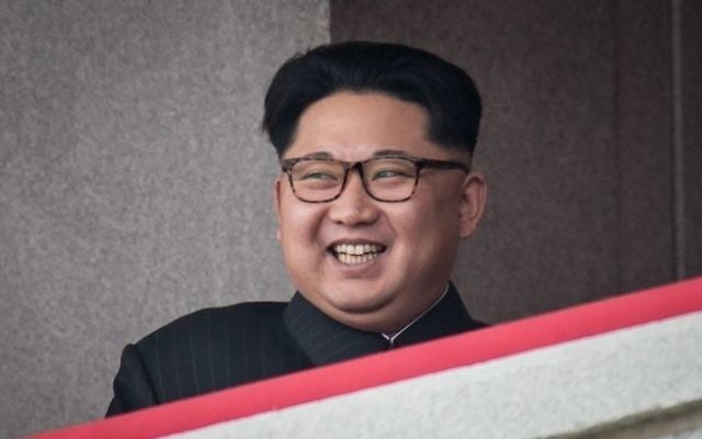 A photo taken on May 10, 2016 shows North Korean leader Kim Jong-Un watching a military parade and mass rally on Kim Il-Sung square in Pyongyang. (AFP/Ed Jones) A photo taken on May 10, 2016 shows North Korean leader Kim Jong-Un watching a military parade and mass rally on Kim Il-Sung square in Pyongyang. (AFP/Ed Jones)