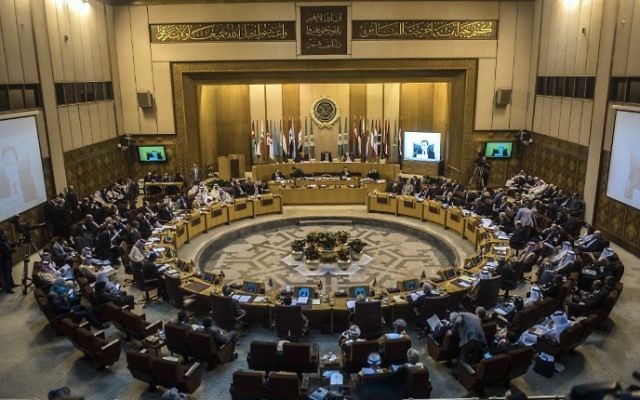 A general view shows a meeting of foreign ministers at the headquarters of the Arab League in the Egyptian capital Cairo, on March 7, 2017. (AFP PHOTO / KHALED DESOUKI) A general view shows a meeting of foreign ministers at the headquarters of the Arab League in the Egyptian capital Cairo, on March 7, 2017. (AFP PHOTO / KHALED DESOUKI)