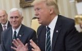 US President Donald Trump speaks during a meeting with members of Congress in the Oval Office of the White House in Washington, DC, on March 17, 2017. (AFP/Saul Loeb)