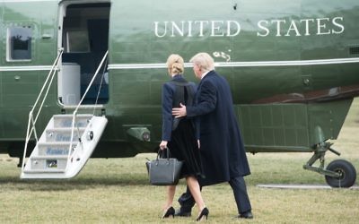 This file photo taken on February 1, 2017 shows US President Donald Trump and his daughter Ivanka walk to board Marine One at the White House in Washington, DC. (AFP PHOTO / NICHOLAS KAMM) This file photo taken on February 1, 2017 shows US President Donald Trump and his daughter Ivanka walk to board Marine One at the White House in Washington, DC. (AFP PHOTO / NICHOLAS KAMM)