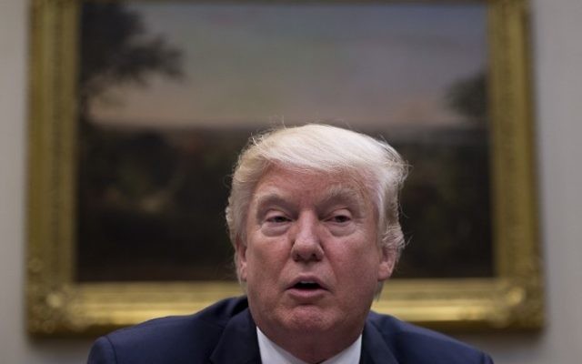 US President Donald Trump speaks during the Women in Healthcare panel at the White House in Washington, DC, March 22, 2017. (AFP Photo/Jim Watson) US President Donald Trump speaks during the Women in Healthcare panel at the White House in Washington, DC, March 22, 2017. (AFP Photo/Jim Watson)