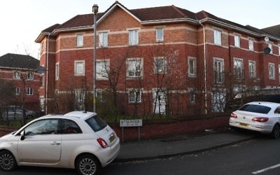 A residential building in Quayside, Winson Green in Birmingham connected to Westminster terrorist Khalid Masood which was raided overnight by anti-terror police on March 23, 2017. (AFP Photo/Paul Ellis)