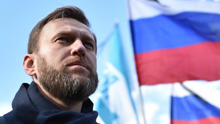 Russian opposition leader and anti-corruption blogger Alexei Navalny attending a memorial march marking the one-year anniversary of the assassination of Russian politician Boris Nemtsov in central Moscow, February 27, 2016. (KIRILL KUDRYAVTSEV / AFP) Russian opposition leader and anti-corruption blogger Alexei Navalny attending a memorial march marking the one-year anniversary of the assassination of Russian politician Boris Nemtsov in central Moscow, February 27, 2016. (KIRILL KUDRYAVTSEV / AFP)