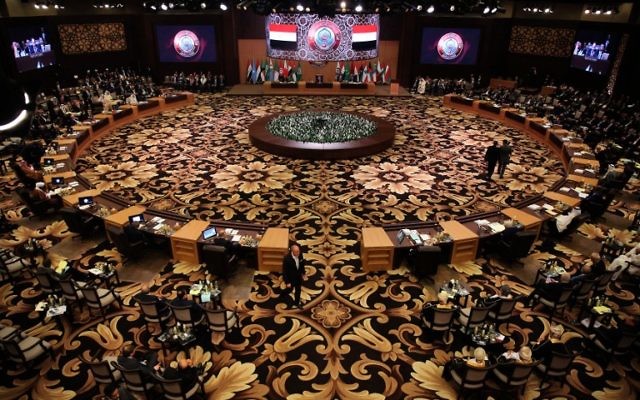 File: A general view shows the Arab League summit in the Jordanian Dead Sea resort of Sweimeh, March 29, 2017. (AFP/Khalil Mazraawi) File: A general view shows the Arab League summit in the Jordanian Dead Sea resort of Sweimeh, March 29, 2017. (AFP/Khalil Mazraawi)