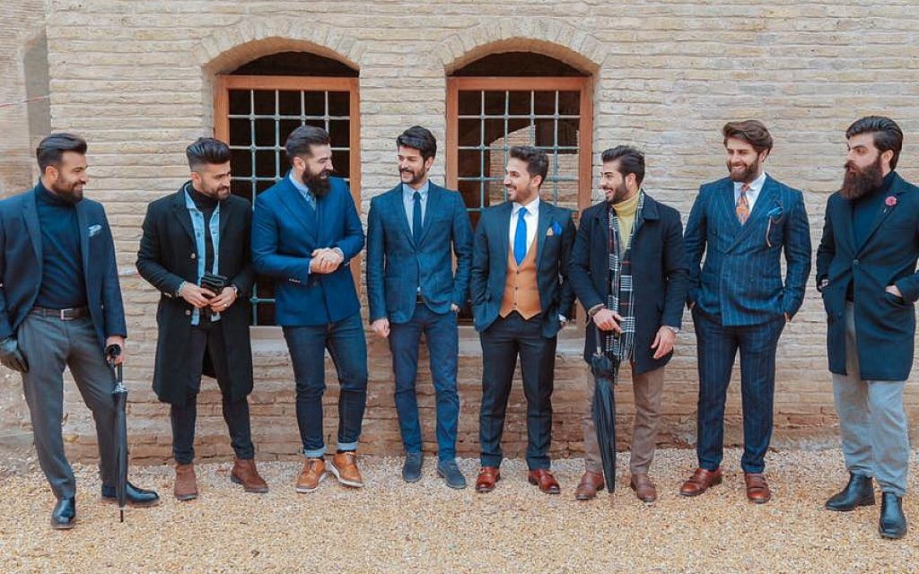 Mr. Erbil members in Erbil, Iraqi Kurdistan, February 2017 (@malo_wlat)