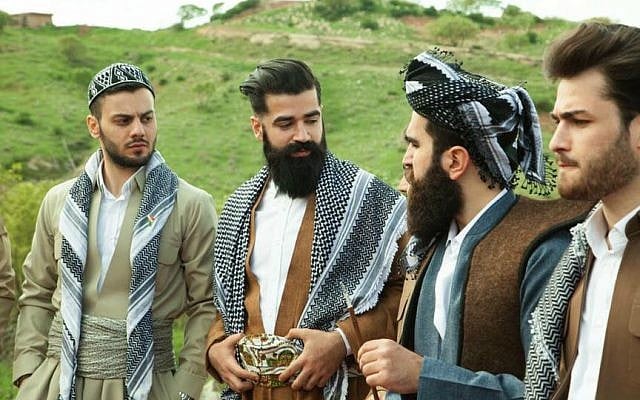Mr. Erbil gentlemen's club members celebrate Newroz, Iraqi Kurdistan, March 2016. (@mustafakhayat @mkstudio) Mr. Erbil gentlemen's club members celebrate Newroz, Iraqi Kurdistan, March 2016. (@mustafakhayat @mkstudio)