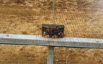 One of two improvised explosive devices found and disarmed by the IDF near the northern Gaza security fence on March 7, 2017. (IDF Spokesperson's Unit)