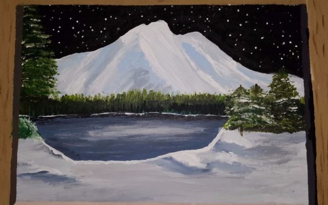 A painting displayed at AACI's young artists show currently on display through April 26 (Courtesy AACI)
