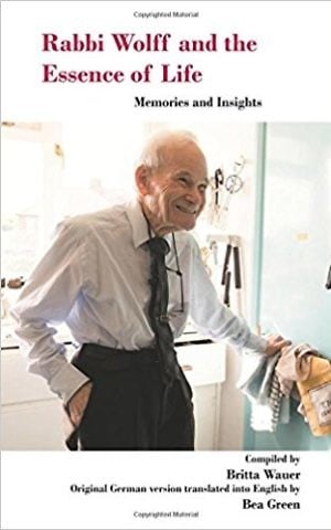 Cover, 'Rabbi Wolff and the Essence of Life.' (Courtesy)