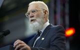David Letterman at the 5th anniversary of Joining Forces and the 75th anniversary of the USO, May 5, 2016. (AP Photo/Pablo Martinez Monsivais)